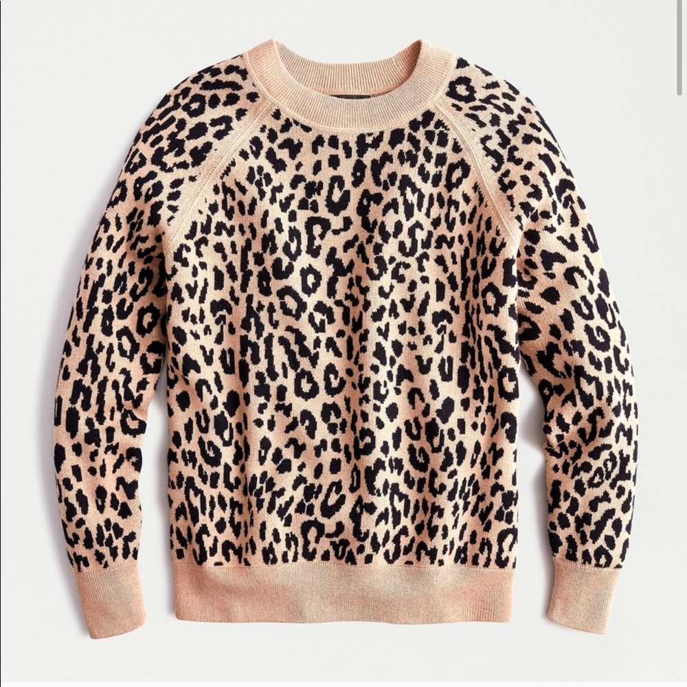 J crew leopard sweater